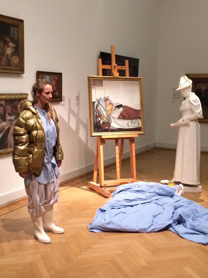 Installation på Statens Museum for Kunst.
